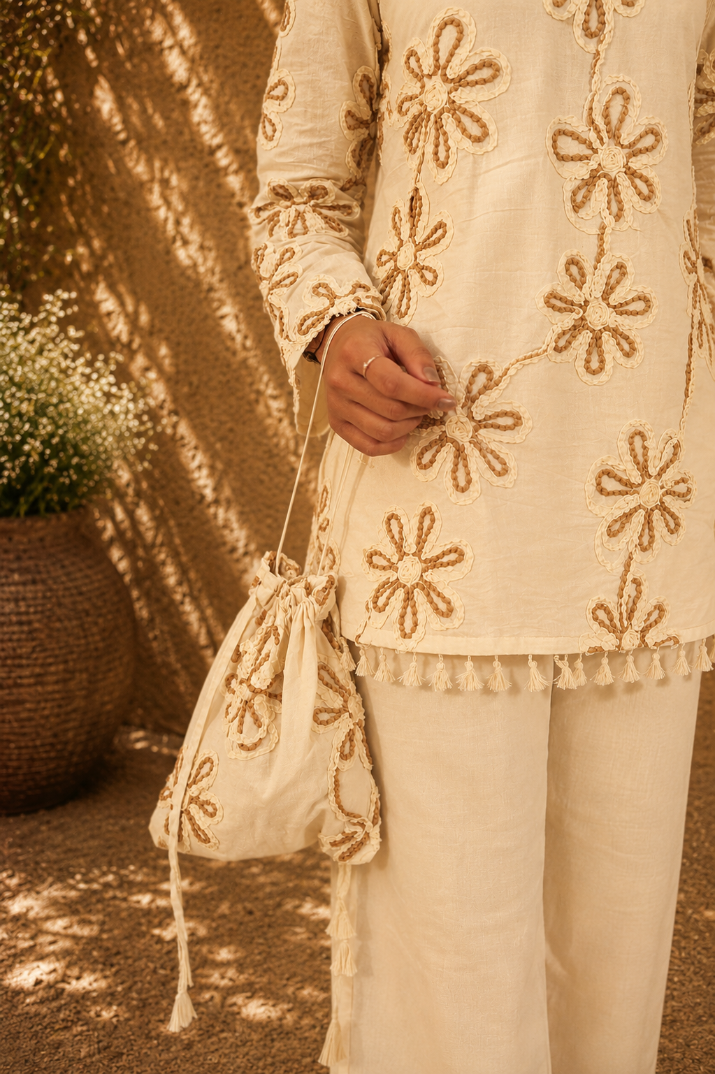 Golden Flora Co-ord  set