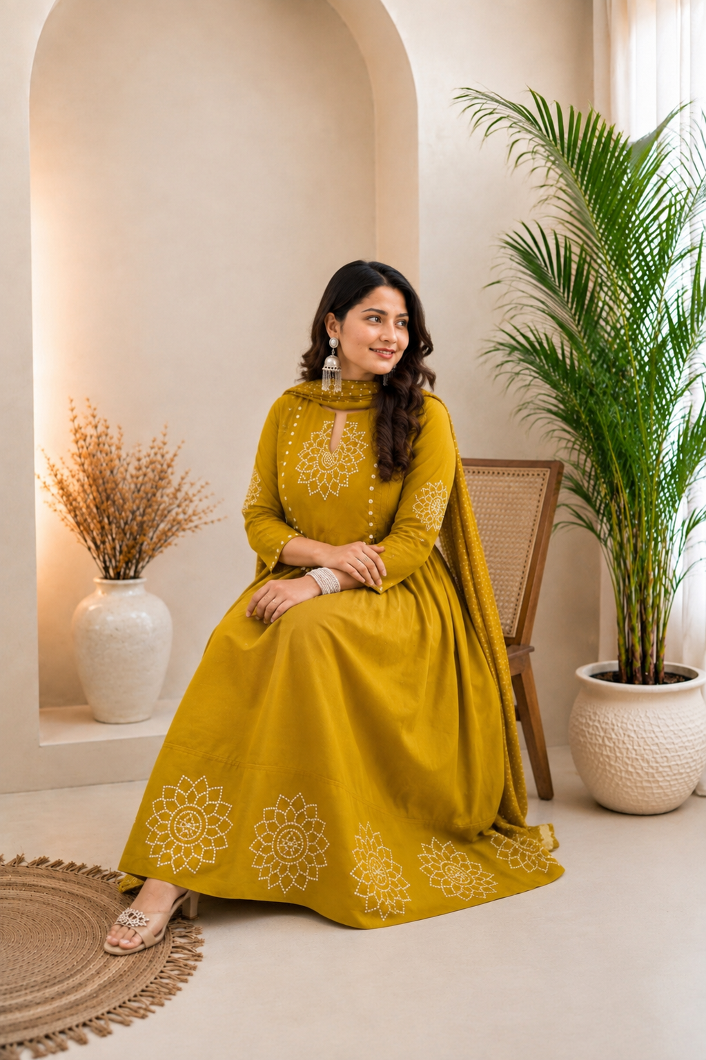 Saanjh Anarkali suit