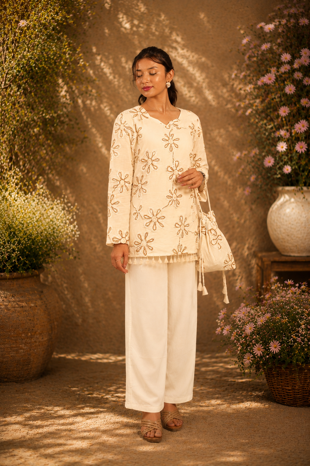 Golden Flora Co-ord  set