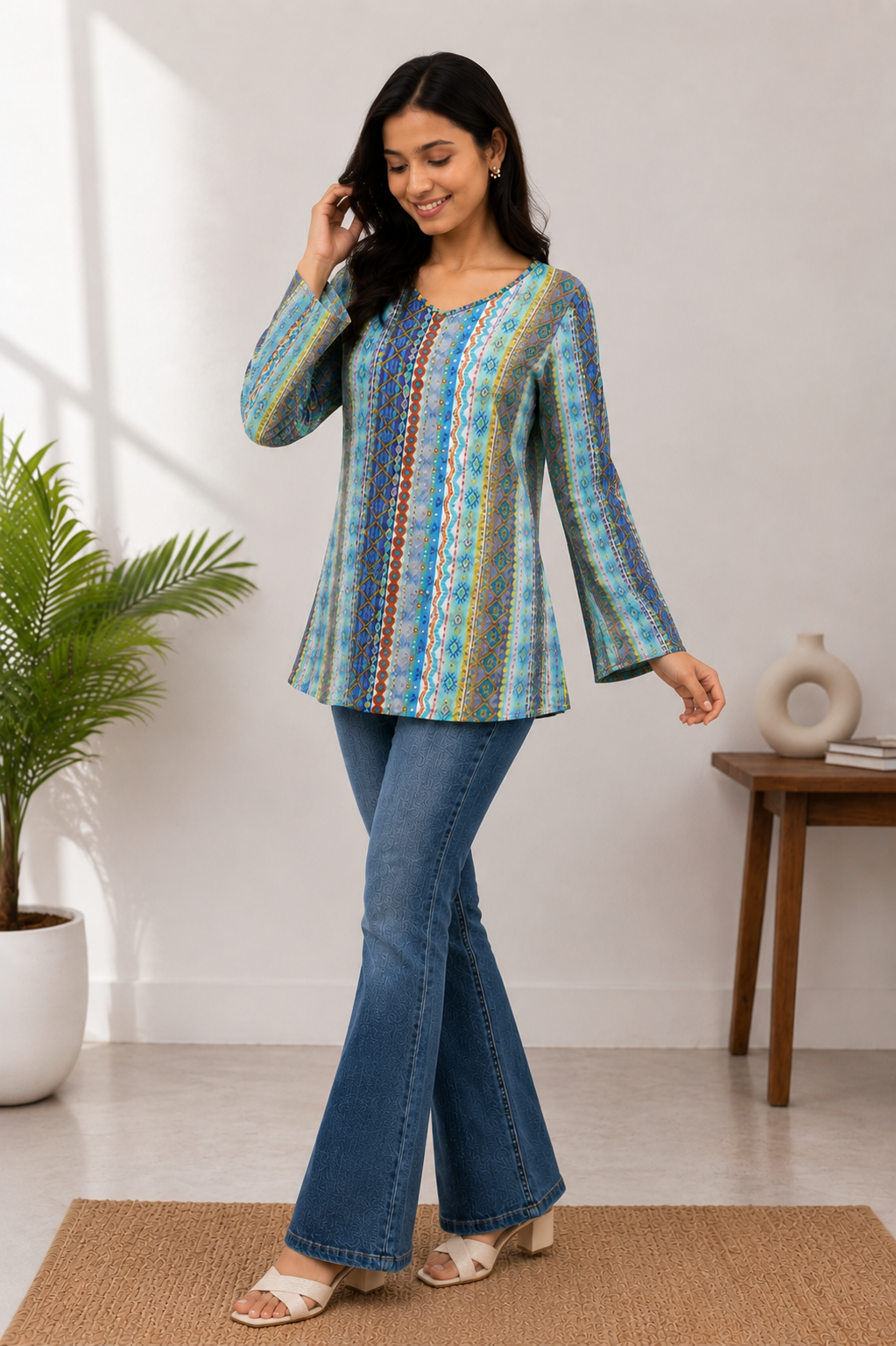Blue Bell Short Kurti