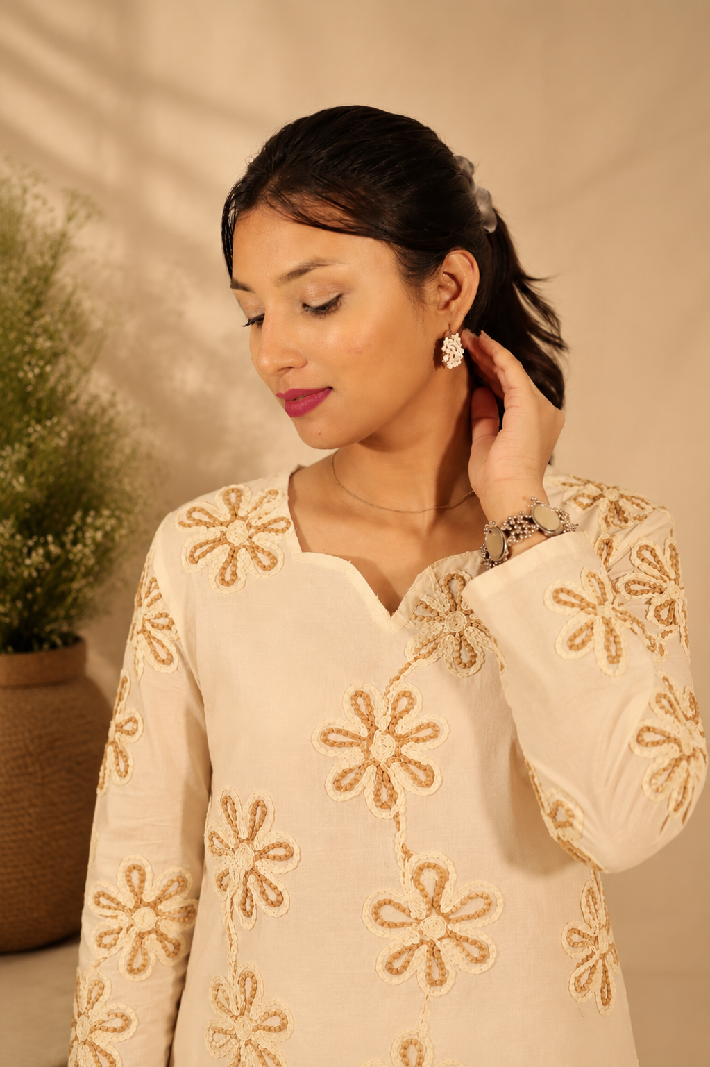 Golden Flora Co-ord  set