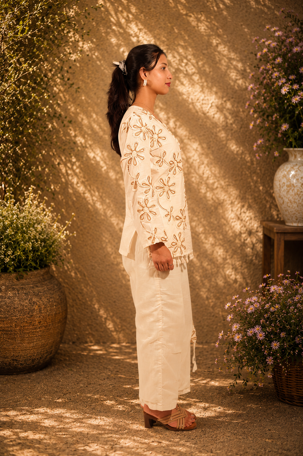 Golden Flora Co-ord  set