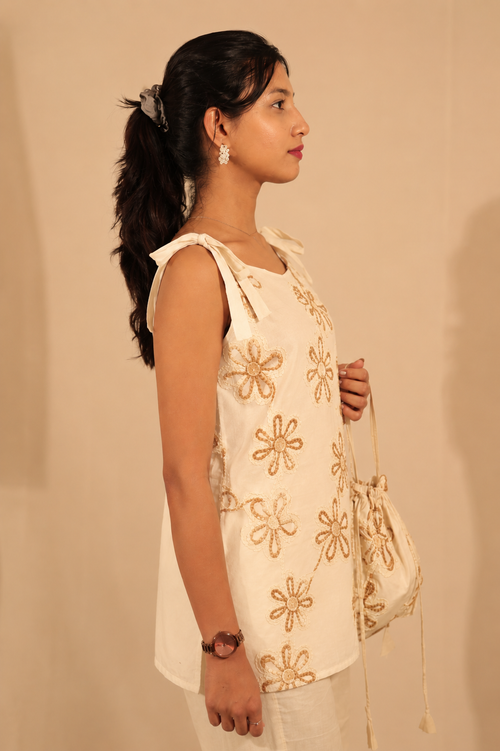 Golden Flora Co-Ord Set