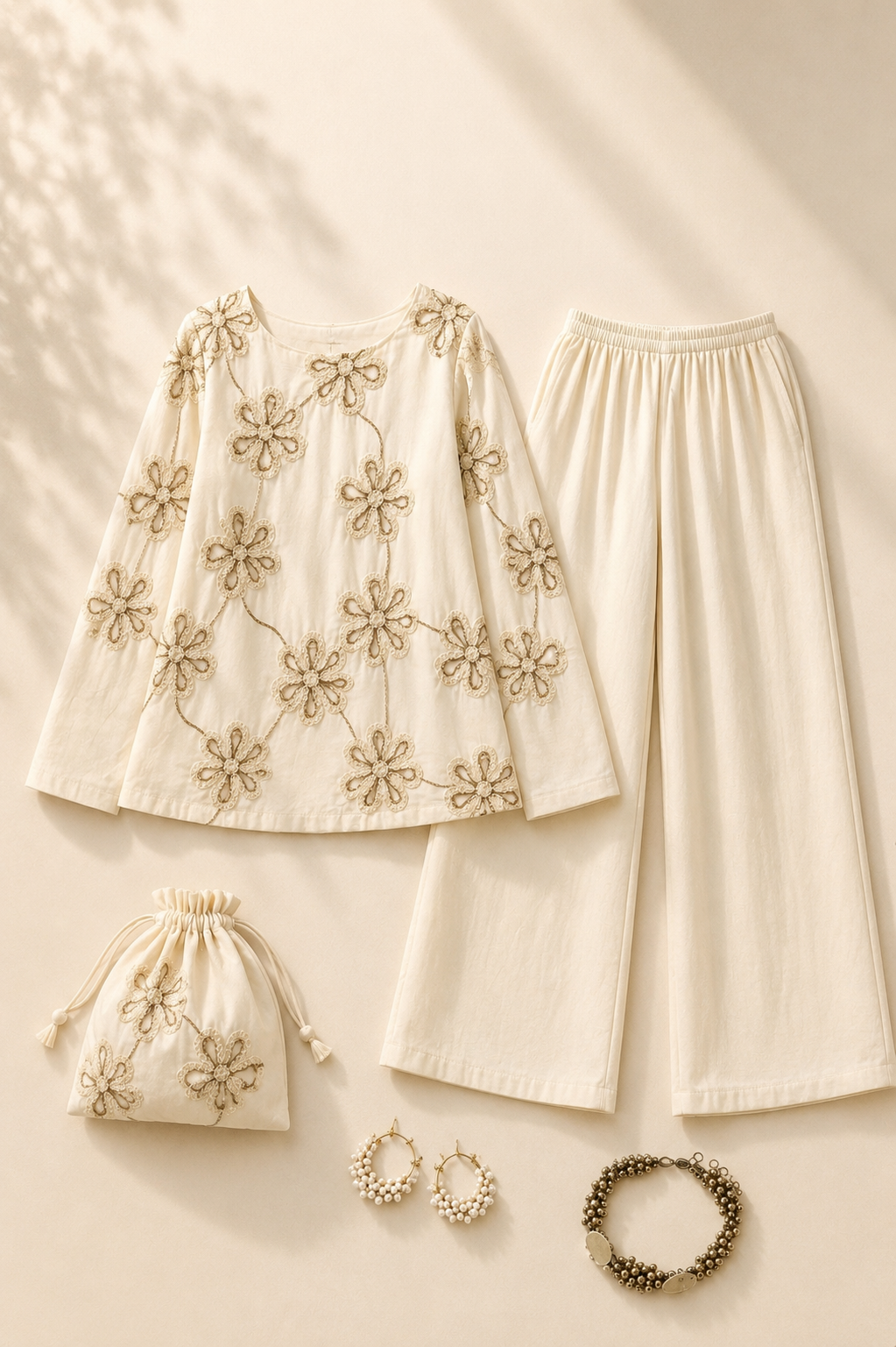 Golden Flora Co-ord  set